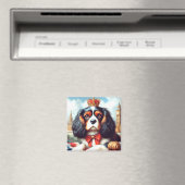 Cavalier King Charles Spaniel Illustration Magnet (In Situ (Geschirrspüler))