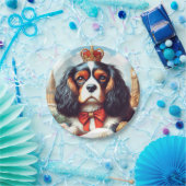 Cavalier King Charles Spaniel Illustration Pappteller (Party)
