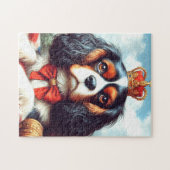 Cavalier King Charles Spaniel Illustration Puzzle (Horizontal)