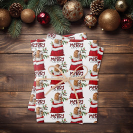 Cavalier King Charles Spaniel in der Holiday Gift  Geschenkpapier Set