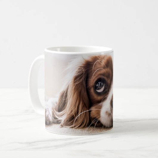 Cavalier king charles spaniel kaffeetasse (Vorderseite Links)