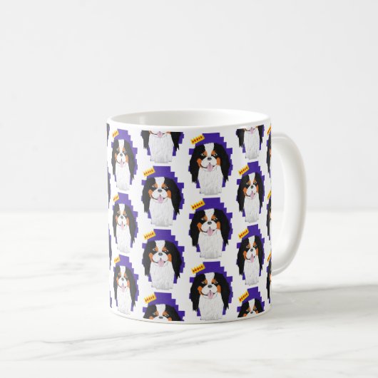 Cavalier King Charles Spaniel Kaffeetasse (VorderseiteRechts)