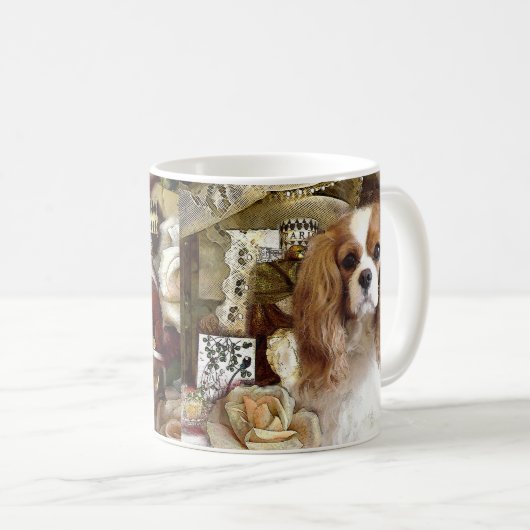 Cavalier King Charles Spaniel Kaffeetasse (VorderseiteRechts)