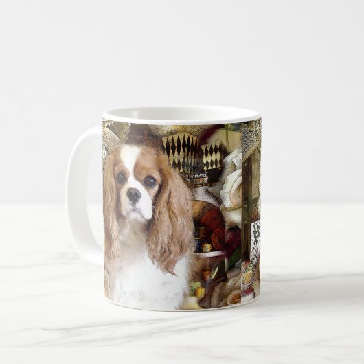 Cavalier King Charles Spaniel Kaffeetasse (Vorderseite Links)