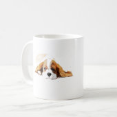 Cavalier King Charles Spaniel Kaffeetasse, Hundege Kaffeetasse (Vorderseite Links)