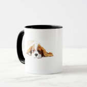 Cavalier King Charles Spaniel Kaffeetasse, Hundege Tasse (Vorderseite Links)