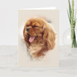 Cavalier King Charles Spaniel Karte