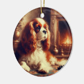 Cavalier King Charles Spaniel Keramik Ornament (Links)