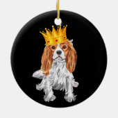 Cavalier King Charles Spaniel Keramik Ornament (Hinten)