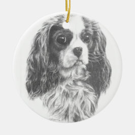 Cavalier King Charles Spaniel Keramik Ornament