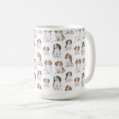 Cavalier King Charles Spaniel Keramik Tasse (VorderseiteRechts)