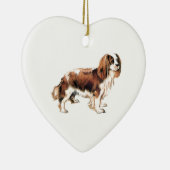 Cavalier King Charles Spaniel Keramikornament (Rechts)
