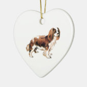 Cavalier King Charles Spaniel Keramikornament (Links)