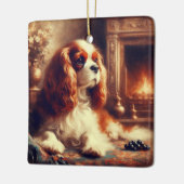 Cavalier King Charles Spaniel Keramikornament (Links)