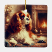 Cavalier King Charles Spaniel Keramikornament (Rückseite)
