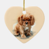 Cavalier King Charles Spaniel Keramikornament (Hinten)