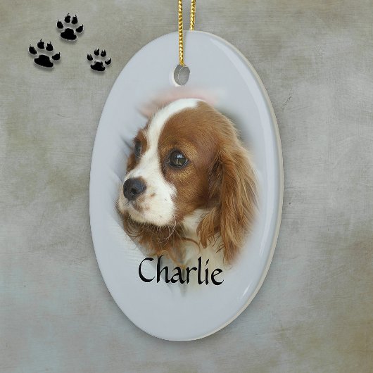 Cavalier King Charles Spaniel Keramikornament
