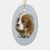 Cavalier King Charles Spaniel Keramikornament (Links)