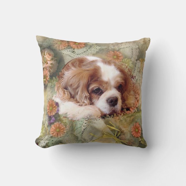 Cavalier King Charles Spaniel Kissen (Vorderseite)