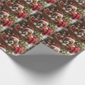 Cavalier King Charles Spaniel Kuschelkorb Geschenkpapier (Ecke)