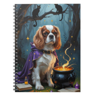 Cavalier King Charles Spaniel Launiges Halloween Notizblock