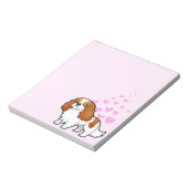 Cavalier King Charles Spaniel Liebe Notizblock (Rotiert)