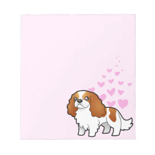 Cavalier King Charles Spaniel Liebe Notizblock