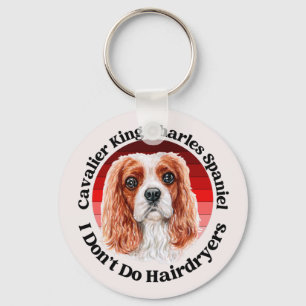 Cavalier King Charles Spaniel lustiges Zitat Schlüsselanhänger