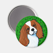 Cavalier King Charles Spaniel Magnet (Vorderseite/Rückseite)