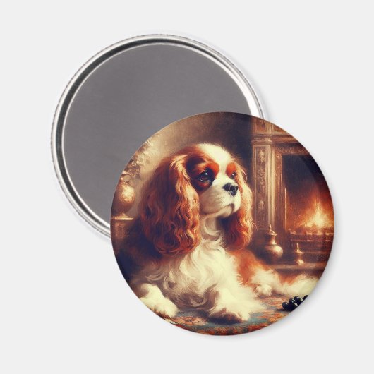 Cavalier King Charles Spaniel Magnet (Vorderseite/Rückseite)
