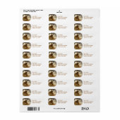 Cavalier King Charles Spaniel Mailing Label (Vorne)