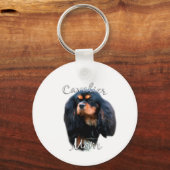 Cavalier King Charles Spaniel Mama 2 Schlüsselanhänger (Vorderseite)