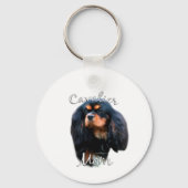 Cavalier King Charles Spaniel Mama 2 Schlüsselanhänger (Rückseite)