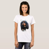 Cavalier King Charles Spaniel Mama 2 T-Shirt (Vorne ganz)