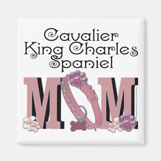 Cavalier King Charles Spaniel MAMA Magnet (Vorne)