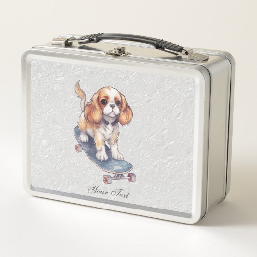 Cavalier King Charles Spaniel Metal Lunch Box (Vorderseite)