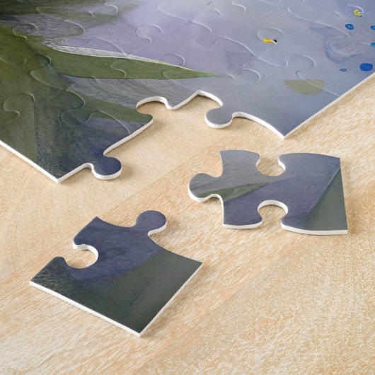 Cavalier King Charles Spaniel mit Ostereiern Puzzle (Seite)