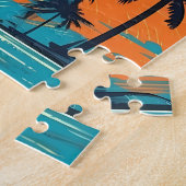 Cavalier King Charles Spaniel mit Sonnenbrille Puzzle (Seite)