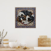 Cavalier King Charles Spaniel Mosaikposter | Pers Poster (Küche)