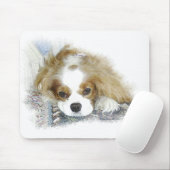 Cavalier King Charles Spaniel Mousepad (Mit Mouse)
