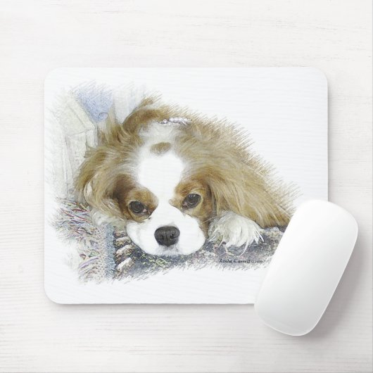 Cavalier King Charles Spaniel Mousepad (Mit Mouse)