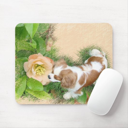Cavalier King Charles Spaniel Mousepad (Mit Mouse)