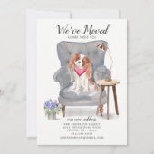 Cavalier King Charles Spaniel Moving Ankündigung (Vorderseite)