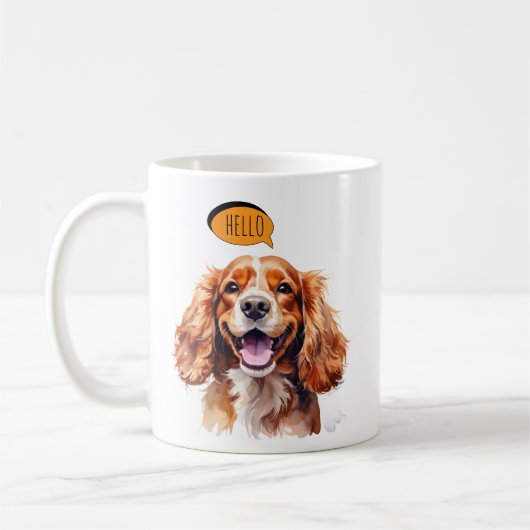 Cavalier King Charles Spaniel Mug Kaffeetasse (Links)