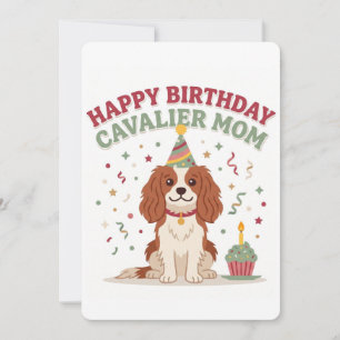 Cavalier King Charles Spaniel Mutter Karte