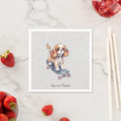 Cavalier King Charles Spaniel Napkins Serviette (Beispiel)