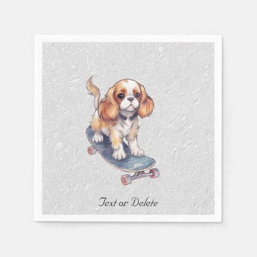 Cavalier King Charles Spaniel Napkins Serviette (Vorderseite)