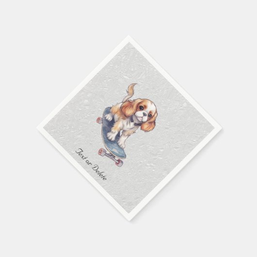 Cavalier King Charles Spaniel Napkins Serviette (Ecke)