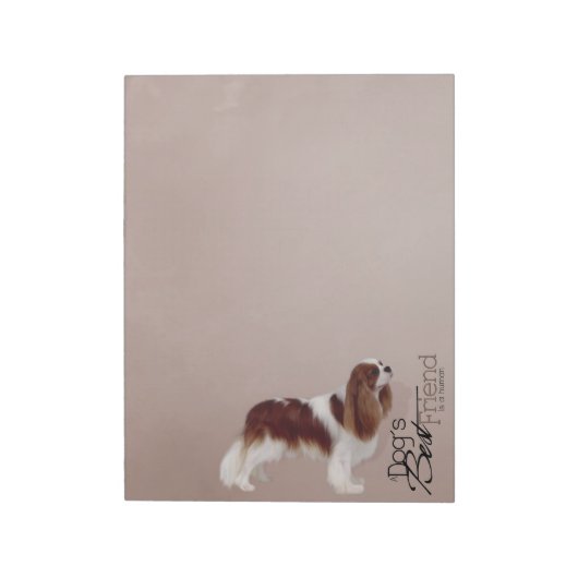 Cavalier King Charles Spaniel Notepad Notizblock (Rotiert)