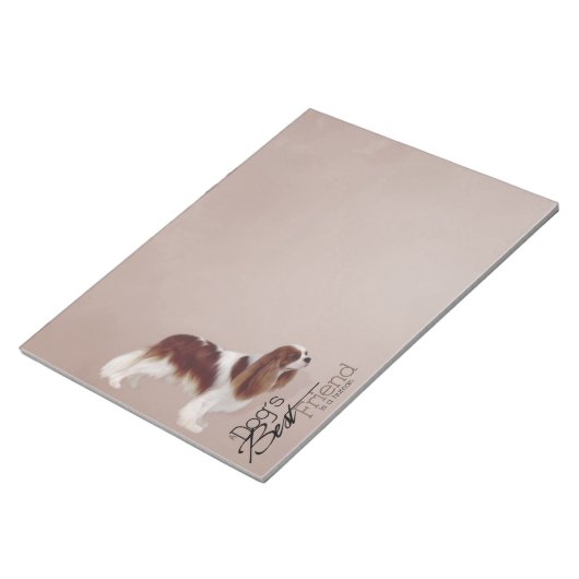 Cavalier King Charles Spaniel Notepad Notizblock (angewinkelt)